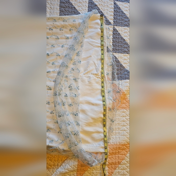 Hopeless Romantic Vintage Dress with Sheer overlay sz M - Picture 11 of 13